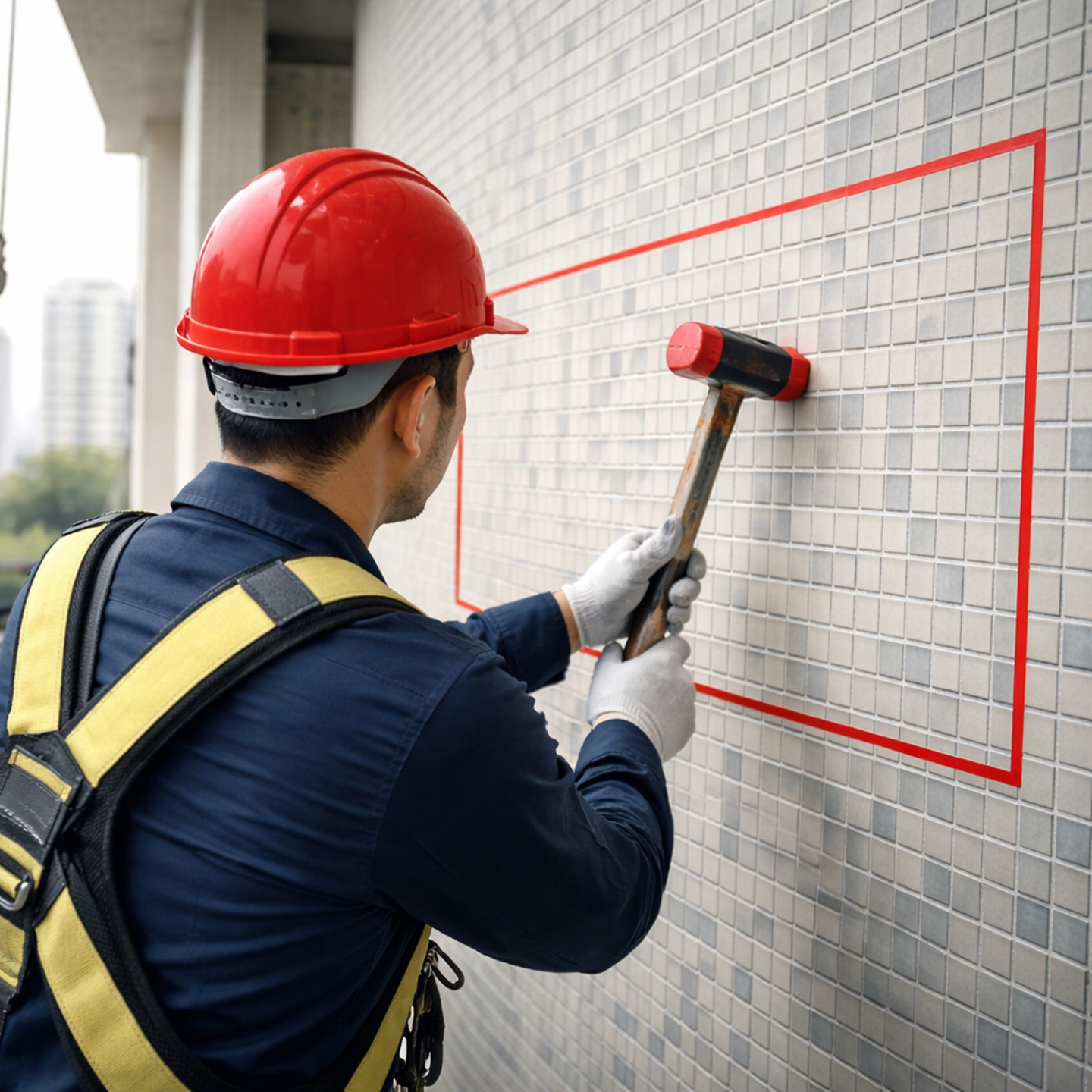 <small>QUANTO CUSTA NÃO FAZER O </small>TESTE DE PERCUSSÃO EM FACHADAS?